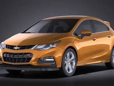 Chevrolet Cruze RS hatchback 2016 VRAY 3D model