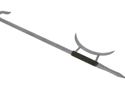 Hook Sword 3D model
