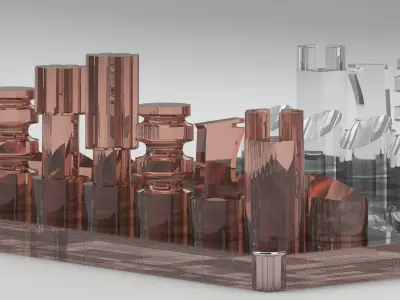 Michael Dumas chess 3D model