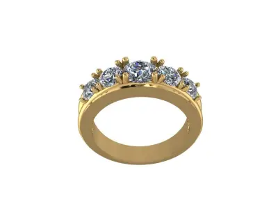 Gold Ring 3D print model 3D print model 3D print model