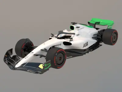 Formula one F1 3D model