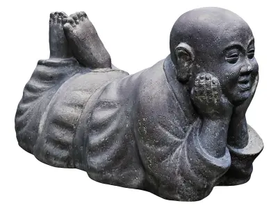 Garden sculpture Little Buddha 3D model