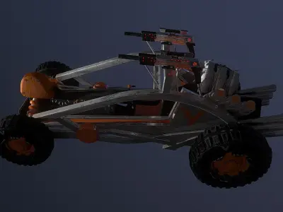 Outrunner The War Low-poly 3D model