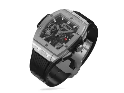 Hublot Spirit of Big Bang Meca-10 Titanium 45mm Luxury Watch 3D model