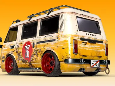 Kansai Spirit Vintage Car 3D model