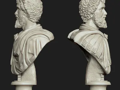 Printable bust of Septimius Severus Emperor 3D print model