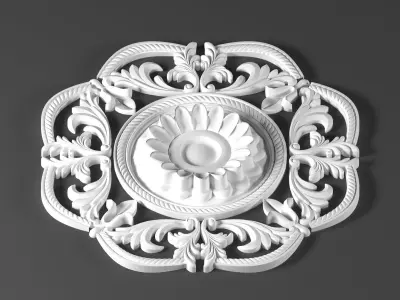 6  ornamental classic decoration 3d model kitbash vol 34 3D model