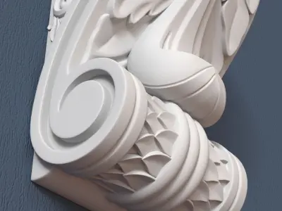 Decorative Corbel 3D model get