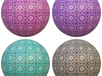 tile patterned 142-seamless-4k-pbr  Texture