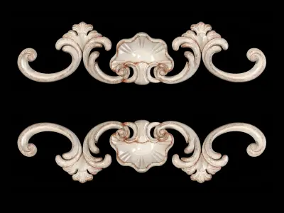 Classic carved 085 3D model