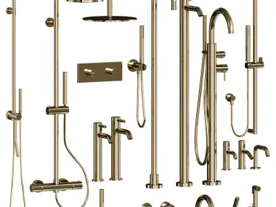 Fantini Nostromo faucet set 3D model