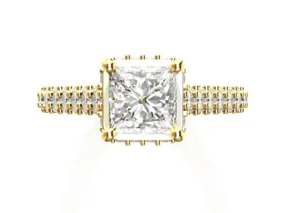 PRINCESS SOLITAIRE 3D print model