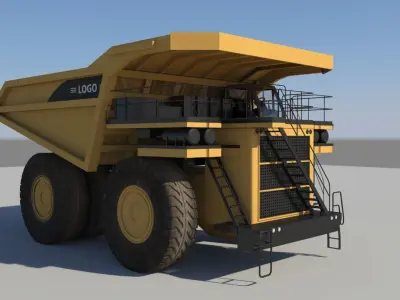 Haul truck 3D model