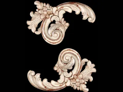 Classic carved 101 3D model