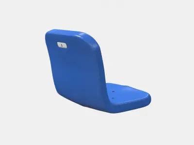 Stadium Seat Low-poly 3D model