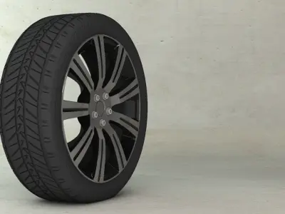 Wheel tires 5X 3D model