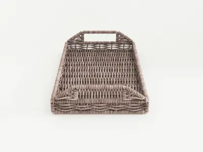Wicker Tray 3D model