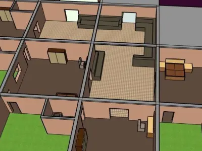 Nash House 3D model