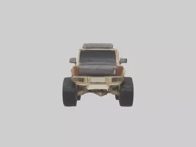 Luxury Offroad Vehicle model Low-poly 3D model
