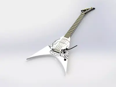Jackson guitar Free 3D model