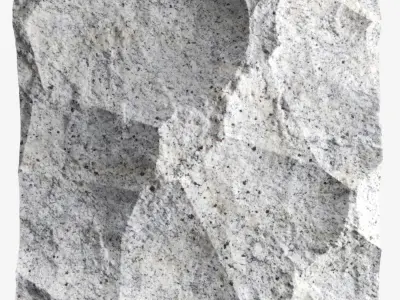 392-RockPanel piece of stone 3D model