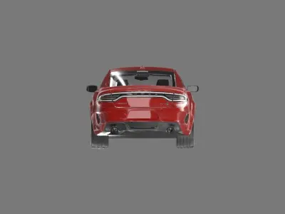 Charger SRT Hellcat 2023 3D model