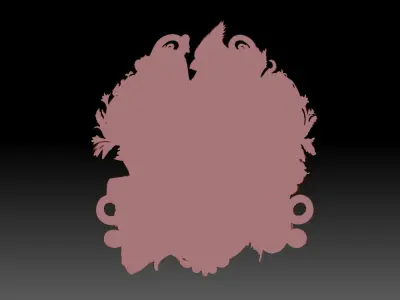 Red Cardinal 3D print model