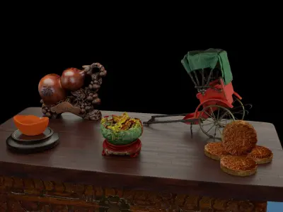 Chinese gourd   3D model