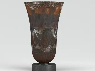 Vase 04 3D model purchase