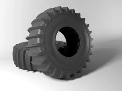  All terrain vehicle wheel SHERP 3D model