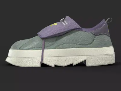 Adidas Puffylette 3D model