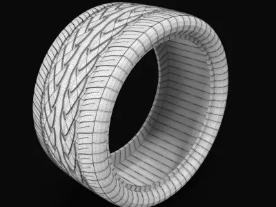 Toyo proxes 4 Low-poly 3D model