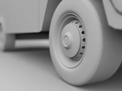 Volkswagen Kombi 2003 - For 3D Printing 3D print model