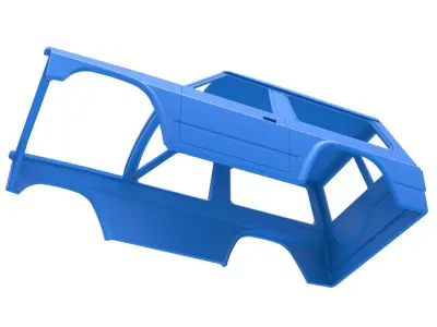 Shell of Uphill Sand Racing Dragster Scale 1 to 25 3D print model