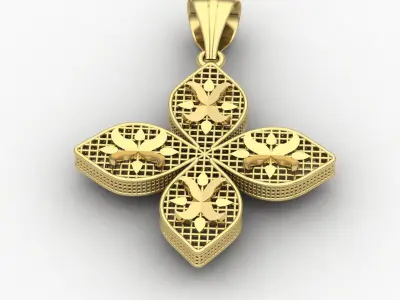fusion pendant 01 3D print model
