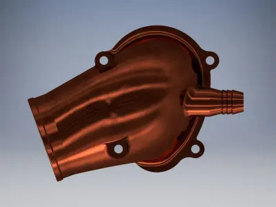 C20xe Powercap 71 mm 20 degree with fitting 20mm 3D print model