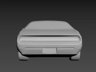 Dodge Challenger 2008  3D print model
