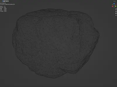 Weathered Sandstone - 8K Textures - 7 Mesh Resolutions Low-poly 3D model