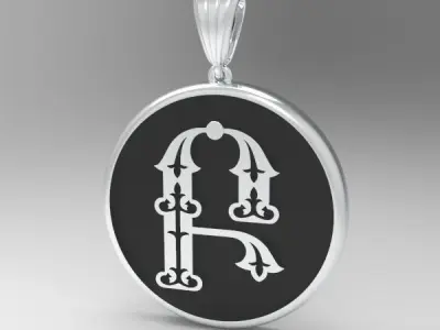 Decorative Letter B 3D print model