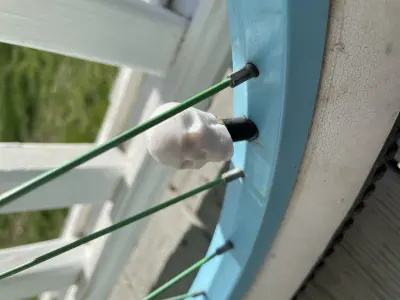 Skull Schrader Valve Caps 3D print model