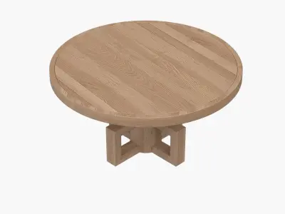 Lima Dining Table GTAB531WAW 60 3D model