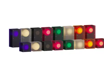 Lop Lamp Corona Vray 3D model