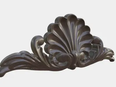 Frame Decor For Wood Carving 3D print model