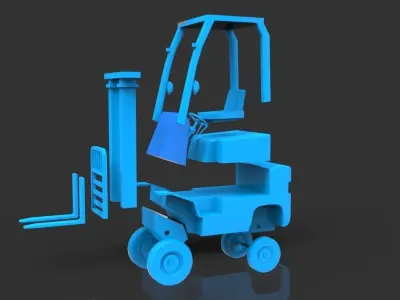 forklift toy car 3D print model