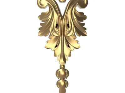 decorative pattern ready for 3D printing 3D model 41