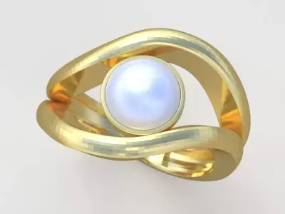 Ring 3d model 0289 3D printable model-9 3D print model