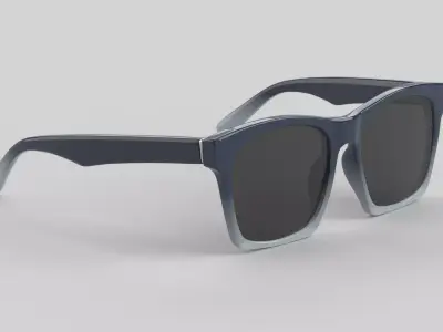 Rasha Eyewear Glasses Low-poly 3D model