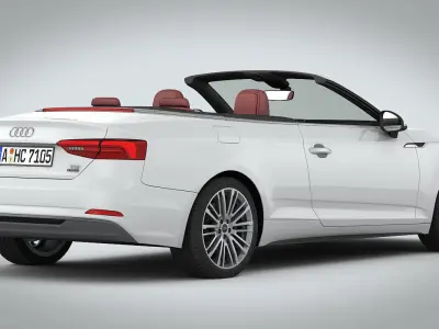 Audi A5 Cabriolet 2018 3D model