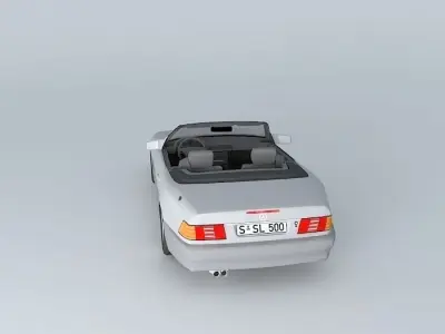 Mercedes-Benz 500SL R129 1990 Free 3D model
