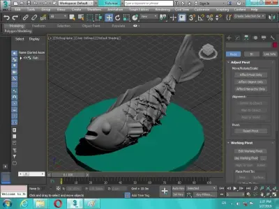 Artificial fish figure for 3D print 3D print model